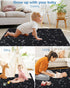 50x50 Tummy Play Mat for Playpen Foldable Baby Play Mat Large Time Mat, Non Slip Washable Baby Play Mats for Floor