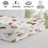 Camping Woodland Animals Changing Pad Cover, 32"x16" Cute Bear Raccoon Squirrel for Boys Girls