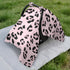 Dalzium Pinks Leopard Print Car Seat Cover Baby, Carseat Canopy Cover for Girl Boy, Breathable Baby Carrier Cover