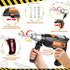 Set 41PCS Set 3,4,5,6,7,8, OCHIDO Kids Tool with Tool Box & Electronic Toy Drill, Toddler Tool Kids Construction Toys