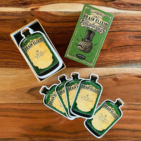 Package Front Porch Classics Brain Elixir After Dinner RIDDLES Cards, may vary