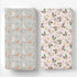 KuphiL10C 2 Pack Mattress-28x52 Cute Watercolor Ducks Butterflies Flowers Floral Pattern Baby Sheets for Crib, Unisex