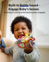 0-12 Baby Montessori Sensory Teething Toy - Safe, Multi-Functional BPA-Free Silicone Teether for Babies Months