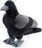 Aoriher 12 Inch Crow Plush Stuffed Animal - Soft Black Fluffy Toy for Home Decoration and Party Favors