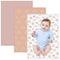 Geelin 3 Pcs PU Baby Diaper Changing Pad, 20 x 28 Inches Foldable Portable Changing Mat, Waterproof Liner for Newborns