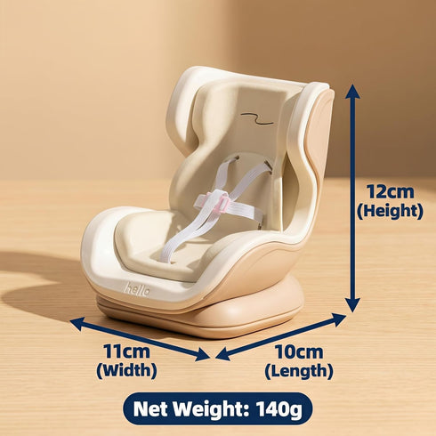 Xinbalove 17cm Dolls car seat with Air Vent Clip, Magnetic Doll Car Seat Holder, Universal Action Figure Sofa