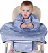 MOTEERLLU Coverall Baby Feeding Bib for Eating,Long Sleeves Bib Attaches to Highchair