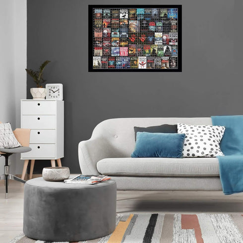 Jigsaw Puzzles for Adults 1000 Piece High Challenging DIY Large Puzzle, Unique Home Decor (Horror Novel)