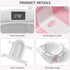 0-36 Collapsible Baby Bathtub for Newborn to Toddler Months,Spacious Foldable Infant Bath Tub with Thermometer,Cushion