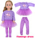 18-Inch 5 Sets 2 (8 Set 3-10 MSYO Doll Clothes & Accessories Kit: Pre-Styled Outfit + Pairs of Shoes Styles Available)