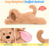 25.6 inch 5 lbs PEACH CAT Golden Retriever Dog Weighted Stuffed Animals Large Weighted Plush Soft Puppy Plushies Toys