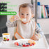 Yiyiring 4 Sets Set Construction Truck Plates with Cups for Kids Toddlers Fun Construction Truck Eating Utensils Drop