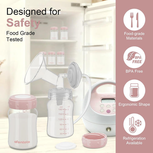 Momcozy 22oz, S1/S2/SG/9Plus 6oz, Breastmilk Storage Bottle Compatible with Breastmilk Cooler Breast Milk Containers