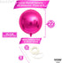 KatchOn Big Hot Pink Balloons, 22 Inch, Pack of 6, Mylar Balloons for Pink Party Decorations, Birthday, Gender Reveal.