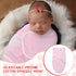 2 Pcs Preemie Swaddle Wrap, Adjustable Cotton Swaddle Blanket for Preemie Boys Girls Sleep (Pink, Yellow)