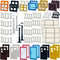 90 Piece Building Block Parts Toy - Windows, Doors, Fences - Gift for Kids Age 6+ - Compatible with Major Brands