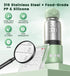 12oz 80W 316 11400mAh Portable Bottle Warmer for Travel Fast Heating, Stainless Steel, Rechargeable Precise Temp