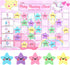 khlerox Potty Training Chart for Toddlers with 40 Large Reusable Magnetic Star Stickers,