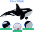 20 inches The Petting Zoo Orca Stuffed Animal Plushie, Gifts for Kids, Wild Onez Sealife Animals, Whale Plush Toy