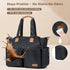 17 Lekebaby Diaper Bag Tote - Pockets Large Travel Diaper Waterproof Tote with Portable Changing Pad, Mom Crossbody