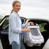 Summer, Car Seat Cover Baby, Mink Dot Infant Car Seat Cover for Outdoor, Breathable Carseat Cover with Mesh Peep Window