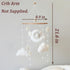 Goukurlsma Boho Cloud Moon Crib Mobile Boho Baby Mobile for Crib Neutral Clouds, Moon & Stars Design Nursery Mobile
