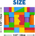Large Building Blocks for Toddlers 2-3, Big Foam Bath Toys, Soft Stacking Blocks Set for 18+ Month Olds