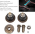 RC Car Motor Gear Kit, Differential Drive Assembly for 16101 16102 16103 16201pro 1/16 RC Car