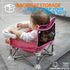 SereneLife Baby Seat Booster -Space Saver Toddler Booster Seat - Portable Pop and open Sit Folding Booster Feeding