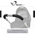 StrollAir Set of Two Universal Handle Sleeve Covers, Black, 9 Inch