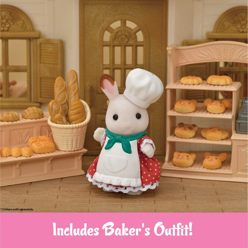 Set 53+ Calico Critters Bakery Shop Starter - Bake & Play with Pieces!