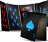 2 Decks Plastic Playing Cards, Premium Waterproof Black Poker Cards, Professional Luxury Deck for Adults