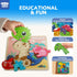 2-4, 12 Pack 1-3, 1 2 3 2 3 4 5, TOY Life Wooden Puzzles for Toddlers Dinosaurs Puzzles for Toddler Kids Montessori