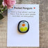 A Little Pocket Penguin Hug, Mini Cute Animal Decoration, Stress Relief Toy with Card, Unique 2025 Gifts for Teens