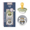 Bibs Pacifiers | Natural Rubber Baby Pacifier | Set of 2 BPA-Free