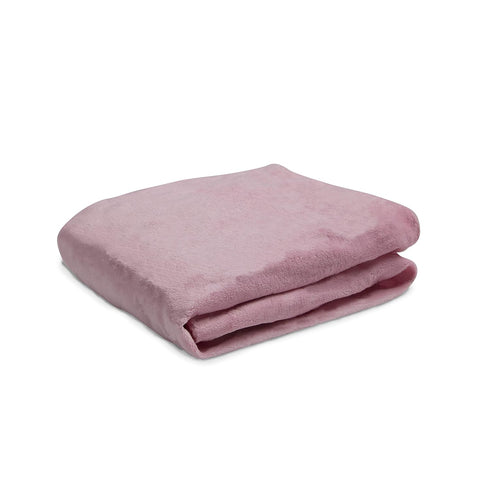 Custom Embroidered Pink Contoured Changing Pad with Plush Cover