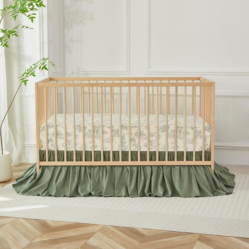 100% Country Brandream Baby Crib Sheets for Girls Boys, Fitted Crib Sheet for Standard Crib and Toddler Mattress, Super