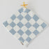 Cozy 9x9 Orelle Checkered Baby Lovey | Pacifier Holder | Ultra-Soft & Loveys for Babies | Newborn Gift & Registry