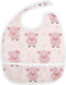 IHCVHQX Baby Feeding Bibs with Adjustable Snaps Cute Pig Infant Teething Drooling Bib