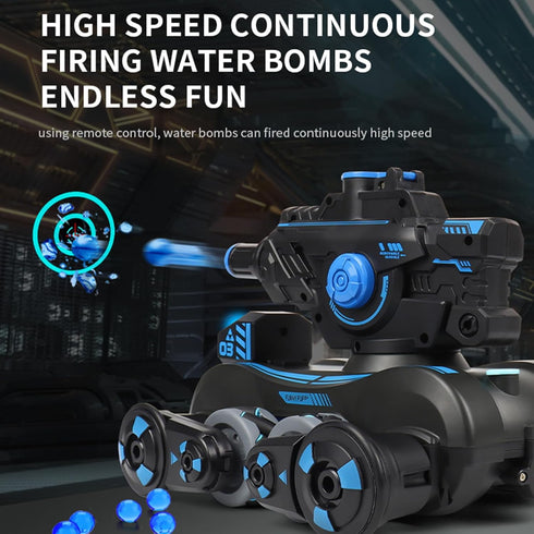 RC Tank That Shoots - Gesture Sensing Remote Control Tank with 360° Rotation, Light, Music, 2.4GHz RC Cars