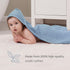 2 Pack 100% 32x32Inch, Looxii Baby Bath Towels Muslin Hooded Baby Towels for Newborn and Infants, Cotton, Large Soft
