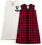 The Peanutshell Wearable Blanket Sleep Sack - Woodland Moose & Buffalo Plaid for Baby Boys or Girls