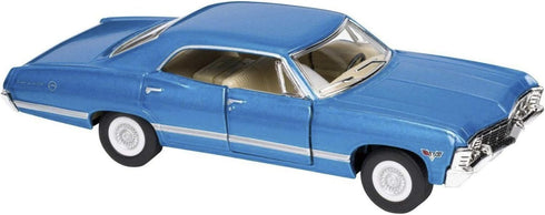 1/43 1967 KiNSMART - Scale Model Compatible with Chevrolet Impala (Blue)