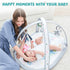 ZILLYBEE 2 7 1 Baby Play Mat, ibabejoy Stage-Based Play Gym with Machine Washable Mat Covers for Newborn to Toddler