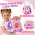 17 Playset 3 4 5 6 7 8, 3-8 TUZT PCS Cat Toys for Kids Girls, Realistic Walking Meowing Robot Cat Plush