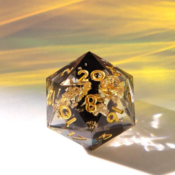 YEMEKO Single D20 Dice - 22mm, 20 Sided D&D Dice for Dungeons and