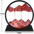 Herecanli 3D 3D 7 Moving Sand Art Picture - Quicksand Painting Decor - Round Glass Deep Sea Sandscape - Relaxing Home