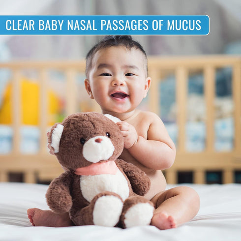 Briggs Bulb DMI Reusable Nasal Aspirator for Baby & Ear Syringe for Infant - Gentle Mucus Removal Suction to Clear