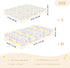 miaozhen 1 Pack 52x28 Cotton Baby Crib Sheets Comfy Breathable Cats Cartoon Children Crib Sheet for Nursery Decor cuna