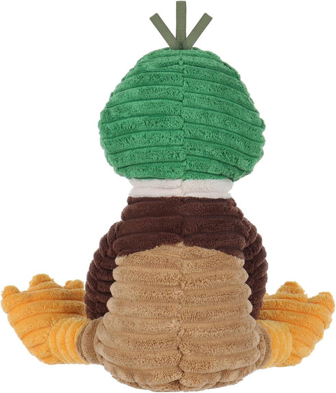 9.9 Inches Apricot Lamb Corduroy Mallard Duck Plush Stuffed Animals for Kids, Soft Plush Toys for Baby Girl and Boy